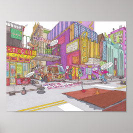 Póster Ciudad de Voltz 2025 dibujo número 1: El Ohm