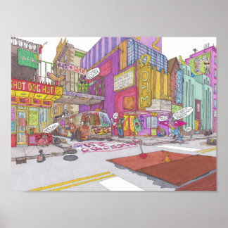 Póster Ciudad de Voltz 2025 dibujo número 1: El Ohm