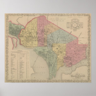 Póster Ciudad de Washington