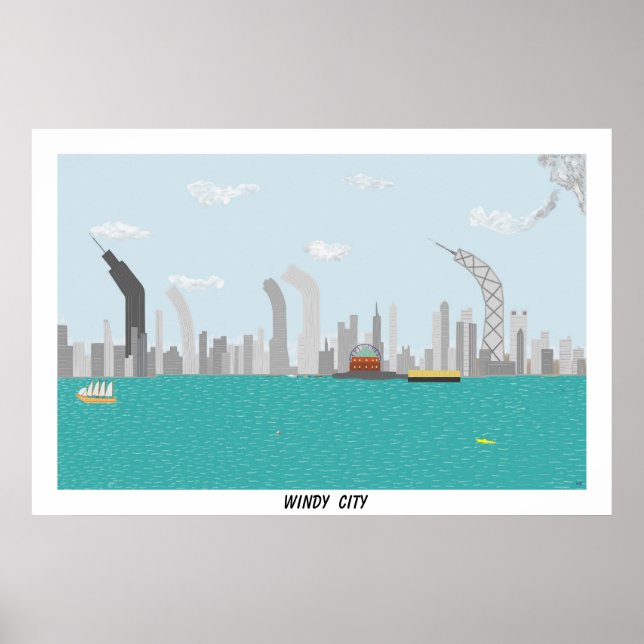 Póster Ciudad de Windy (Frente)