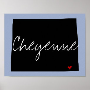 Póster Ciudad de Wyoming