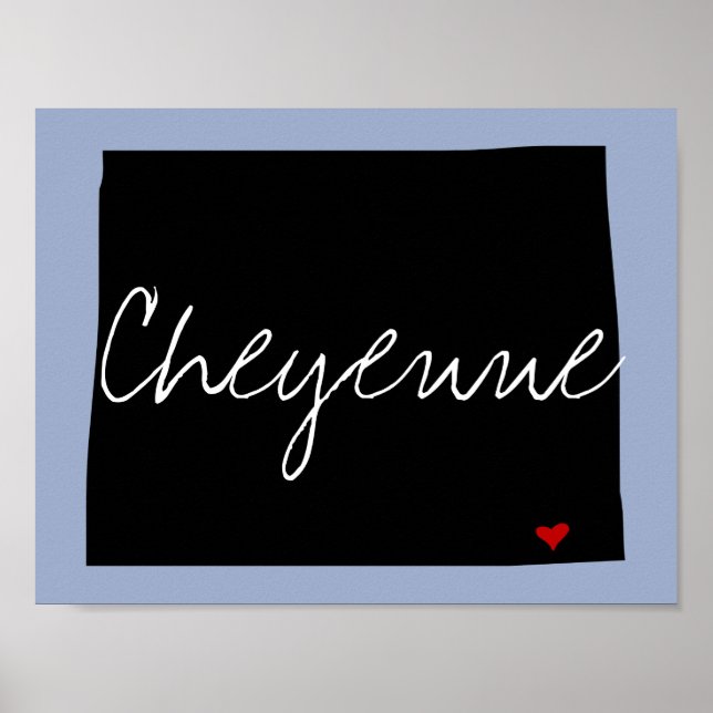 Póster Ciudad de Wyoming (Frente)