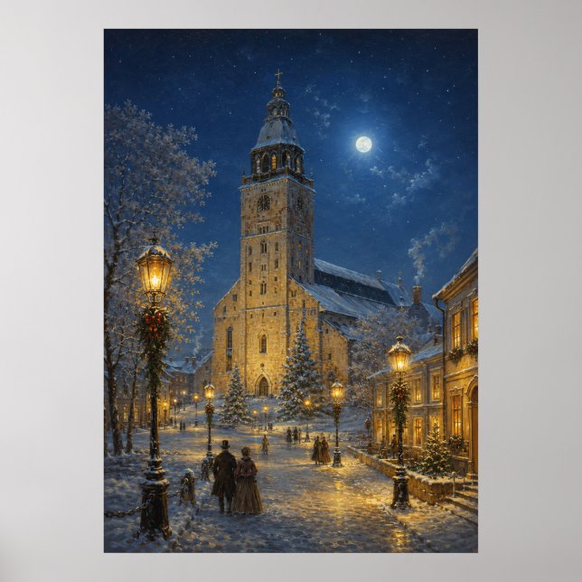 Póster Ciudad de Yuletime III - Catedral de Invierno (Frente)