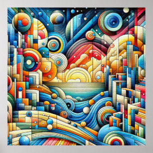 Póster Ciudad del amanecer 