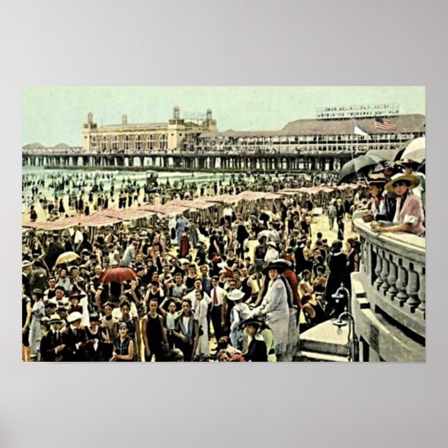 Póster Ciudad del Atlántico, Nueva Jersey (Frente)