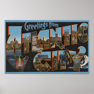 Póster Ciudad del Atlántico, Nueva Jersey - Escenas de le