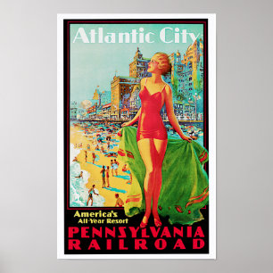 Póster Ciudad del Atlántico ~ Parque de juegos de todo e