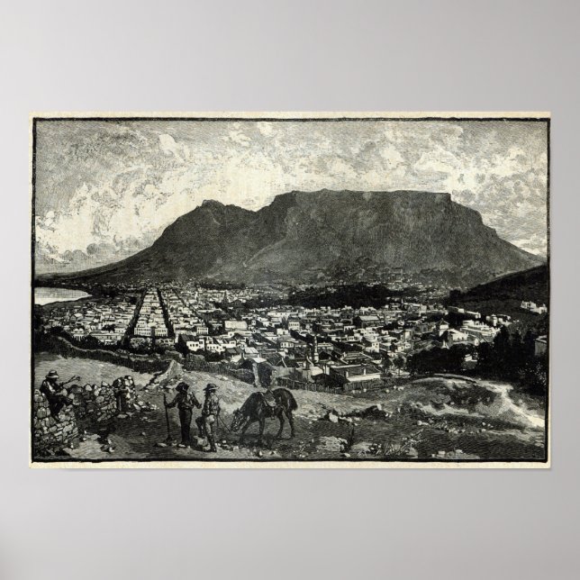 Póster Ciudad del Cabo (Frente)