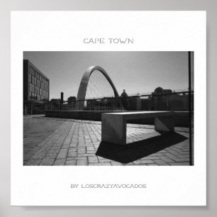 Póster Ciudad del Cabo Poster de Arquitectura de Sudáfric