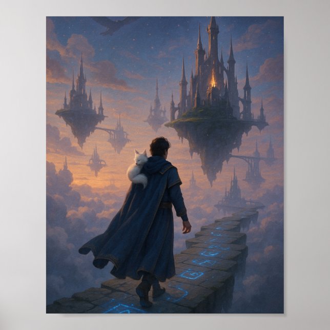 Póster Ciudad del cielo etéreo (Frente)