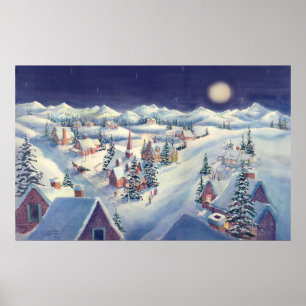 Póster CIUDAD del NAVIDAD de SHARON SHARPE