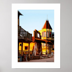 Póster Ciudad del oeste vieja de Goldfield - el burdel