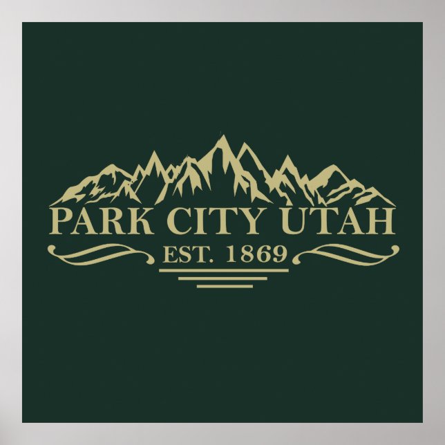 Póster Ciudad del parque de Utah (Frente)