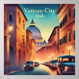 Póster Ciudad del Vaticano
