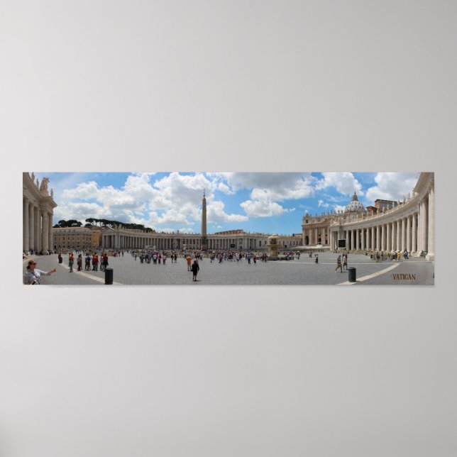 Póster Ciudad del Vaticano, Roma (Frente)
