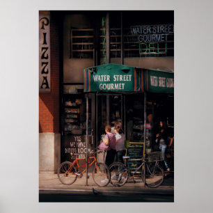 Póster Ciudad - Deli Gourmet de Water St