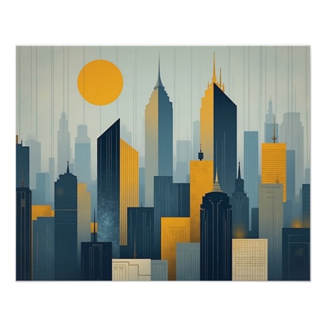 Póster Ciudad en el Sol (Anverso)