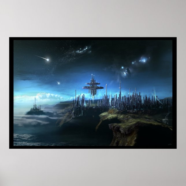 Póster Ciudad En Las Nubes (Frente)