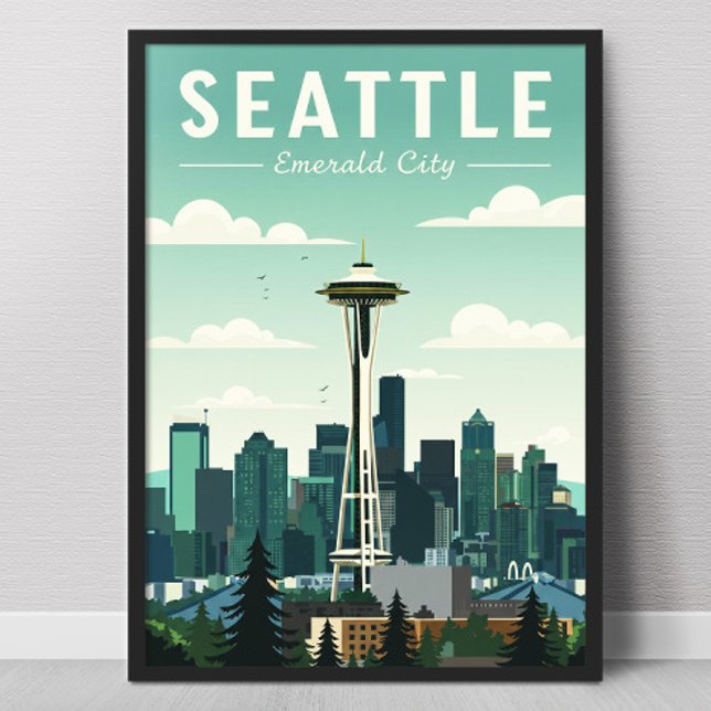Póster Ciudad Esmeralda de Seattle (Subido por el creador)