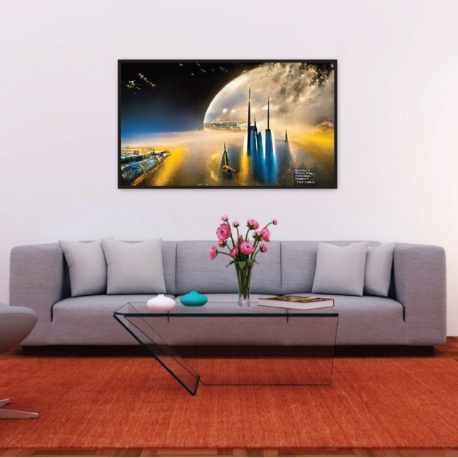 Póster Ciudad espacial (Subido por el creador)