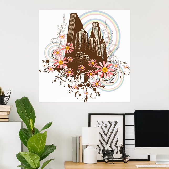 Póster Ciudad floral (Subido por el creador)
