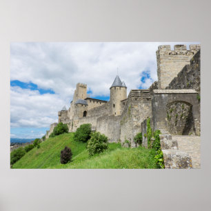 Póster Ciudad Fortificada De Carcassonne