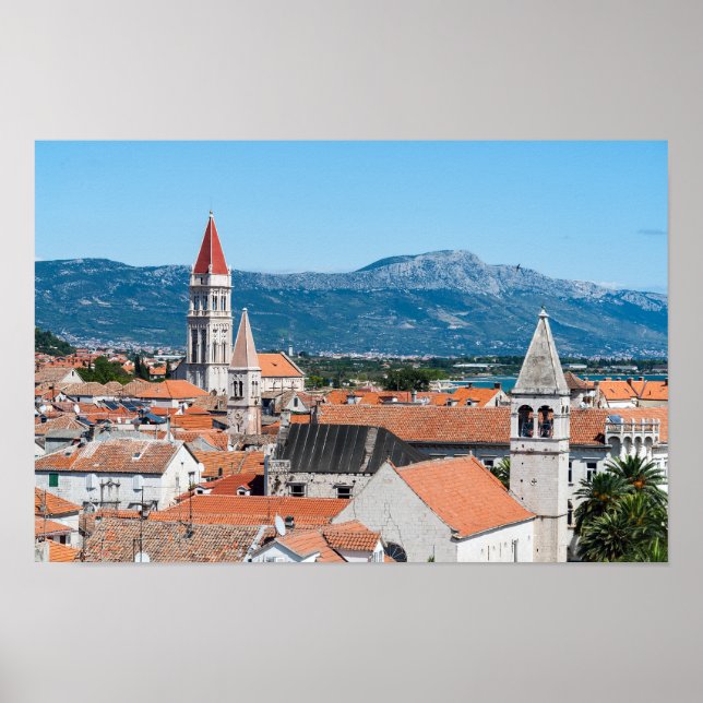 Póster Ciudad histórica de Trogir - Dalmatia, Croacia (Frente)