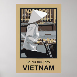 Póster Ciudad Ho Chi Minh Vietnam