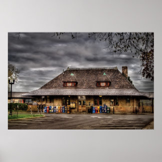 Póster Ciudad - La Estación de Trenes
