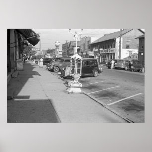 Póster Ciudad llana, Ohio, los años 30