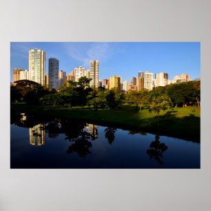Póster Ciudad Londrina el Brasil