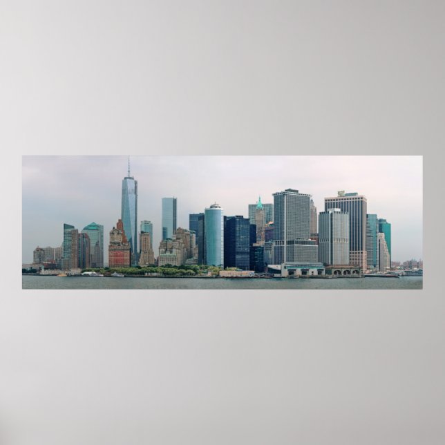 Póster Ciudad - Nueva York - El distrito financiero (Frente)