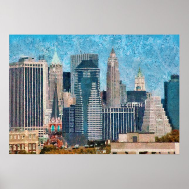 Póster Ciudad - NY - Un toque de la ciudad (Frente)