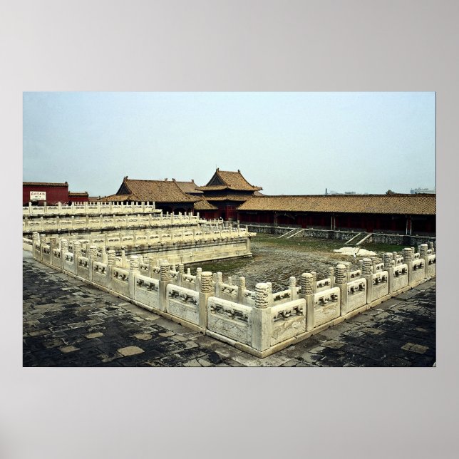 Póster Ciudad prohibida, Beijing, China (Frente)