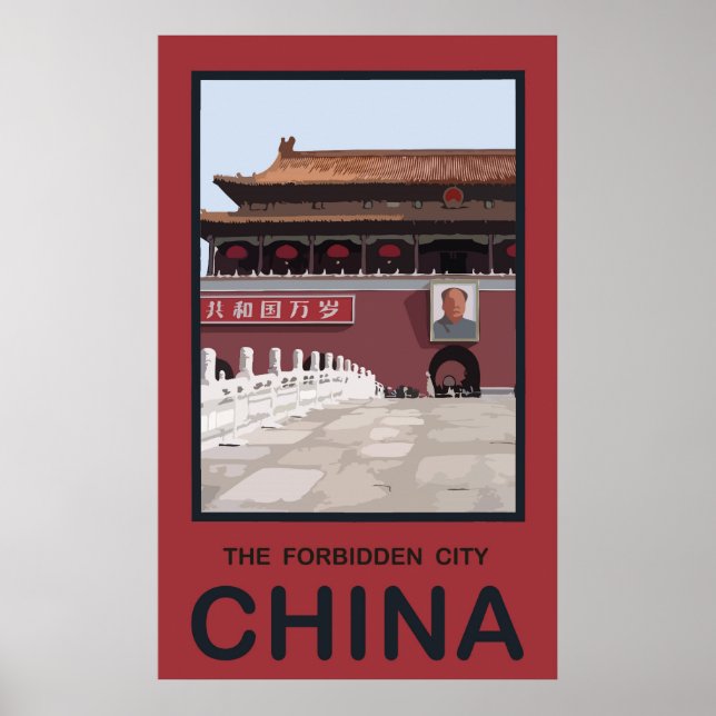 Póster Ciudad prohibida China (Frente)