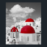 Póster Ciudad Roja<br><div class="desc">Ciudad Roja: Colores rojos selectivos Pop color Fotografía creativa de una ciudad</div>