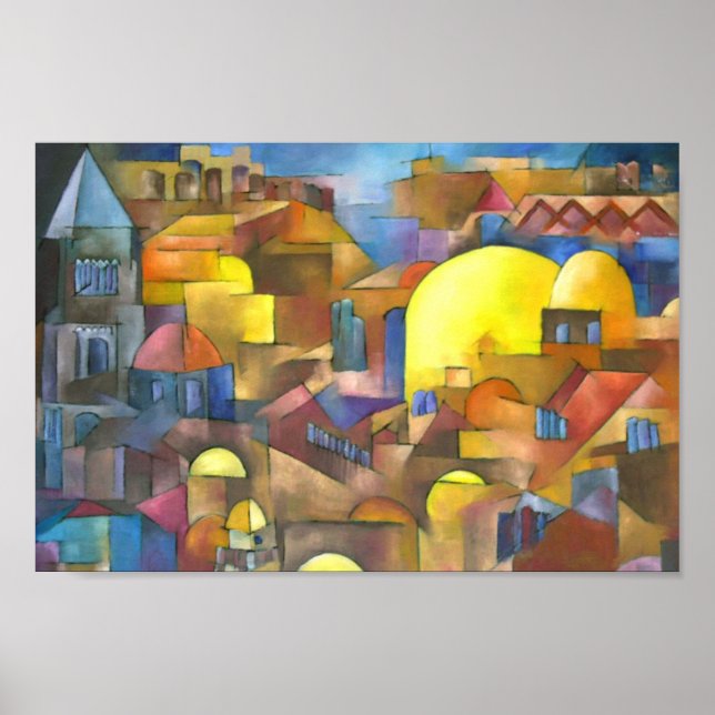 Póster Ciudad vieja de Jerusalén (Frente)