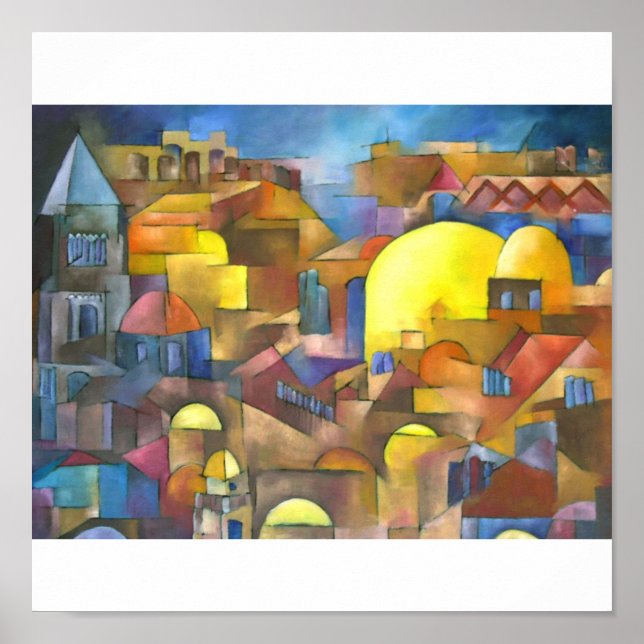 Póster Ciudad vieja de Jerusalén (Frente)