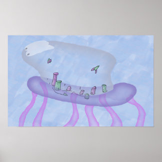 Póster Ciudad viviente