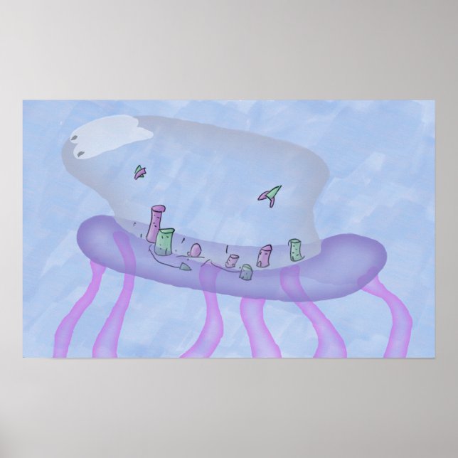 Póster Ciudad viviente (Frente)