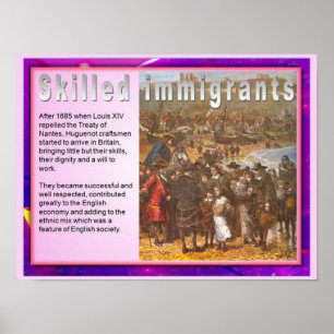 Póster Ciudadanía, inmigración, inmigrantes calificados