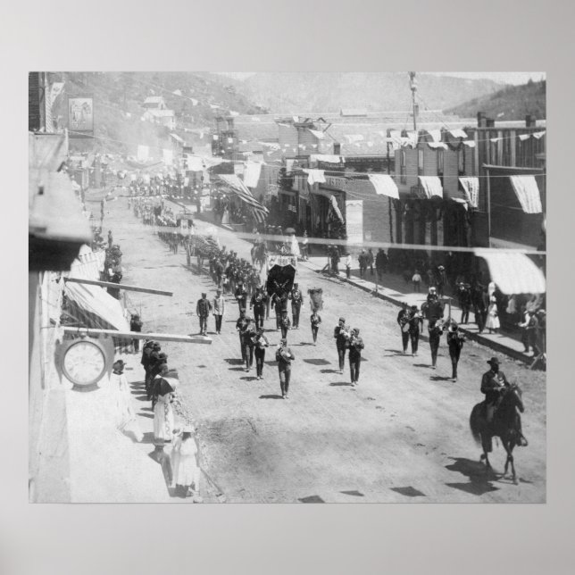 Póster Ciudadanos de Deadwood celebran la finalización de (Frente)