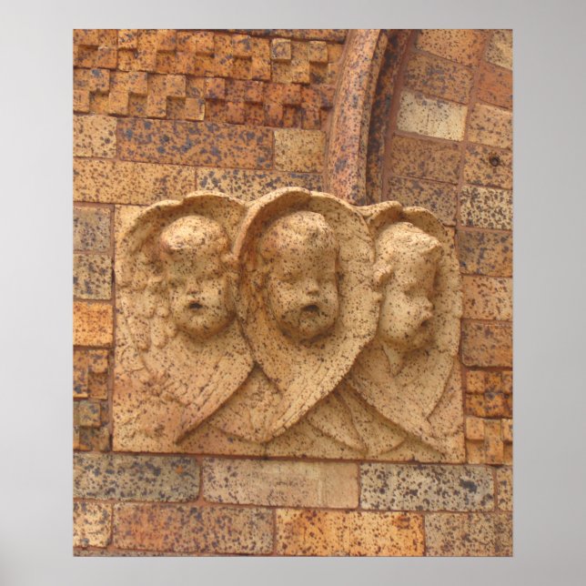 Póster Ciudadanos de Piedra tres infantes de granito (Frente)