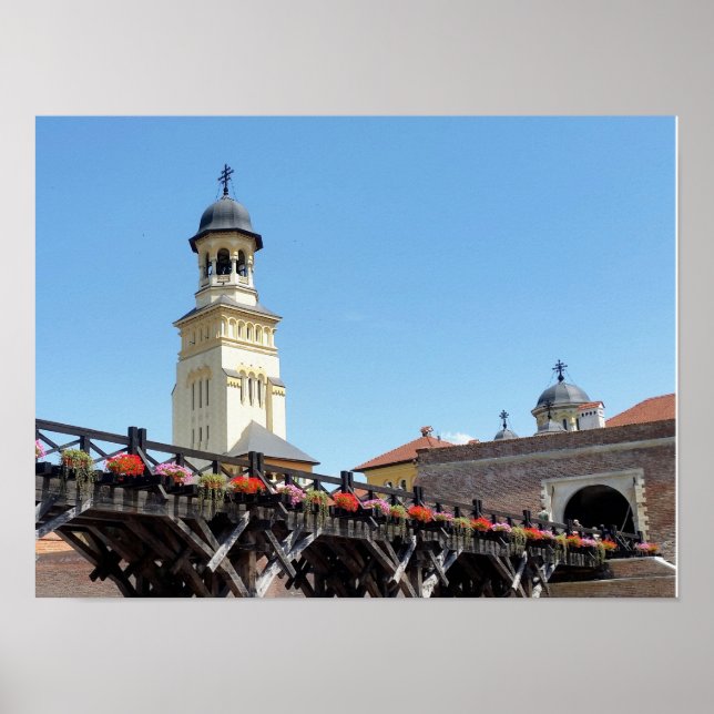 Póster Ciudadela, complejo de la fortaleza de Alba Iulia, (Frente)