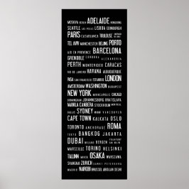 Póster Ciudades del mundo