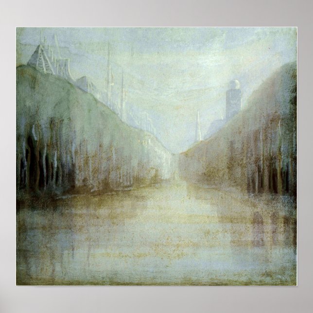Póster Ciurlionis - Amanecer II 1906 (Frente)