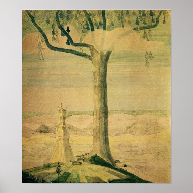 Póster Ciurlionis - Andante III 1908 (Frente)