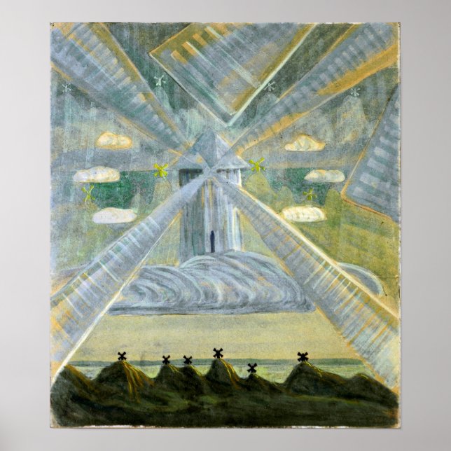 Póster Ciurlionis - Andante Sonata II Druskininkai 1907 (Frente)