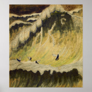 Póster Ciurlionis - Final I 1908