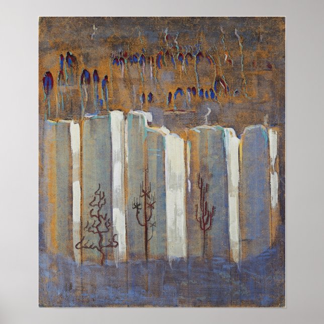 Póster Ciurlionis - Invierno III 1907 (Frente)